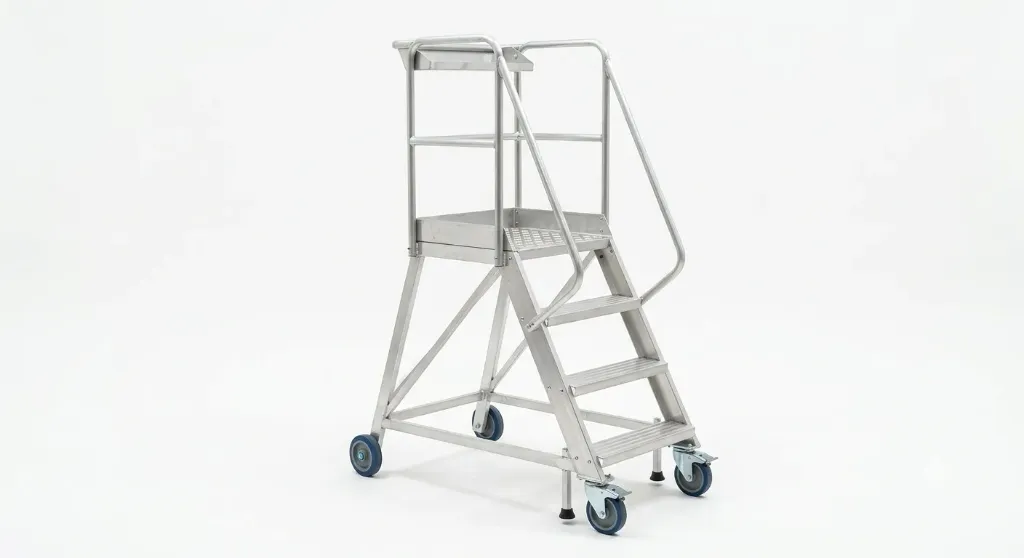 MA/7423 Aluminum Ladder Step Trolley